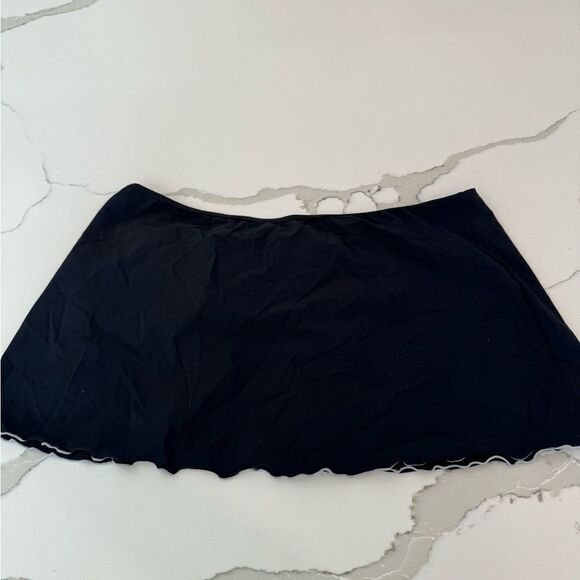 Profile, black, swim skirt, cover-up, black size medium - Picture 3 of 4